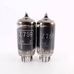 2 X Z759 Gec Tube. Tilted Square Getter. Matched Pair. Cv Ena. Fixed Price $60.96.