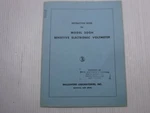 Ballantine Laboratories Inc 300H Sensitive Voltmeter Instruction Book 2-66Y-7. Fixed Price $19.99.