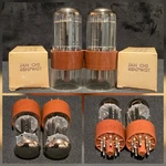 Sylvania 6SN7 Gt Jan Chs Chrome Topped Halo Perfect Matched Set Nib. Fixed Price $197.55.