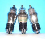 Type Silvertone Radio Audio Amplifier Vacuum 3 Tubes Valves Tested 6K7GT. Fixed Price $17.99.