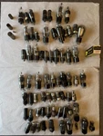 Mixed Vacuum Lot Of 77 Rca Ge Sylvania Untested Radio Amp Tv Tubes. Fixed Price $49.88.