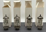 Ei ECC83 12AX7 Smooth Chrome Plate Quad ECC-83 / Tube Tested Nos. Fixed Price $219.95.