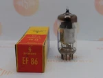 1X Telefunken EF86 Silver Plates Base - Orig. Box Berlin '60 Siemens Label. Fixed Price $129.60.