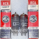 Tightly Matched Pair 12BV7 (12BY7A) Rca Nos Vacuum Tubes, B&k 747B Tested. Fixed Price $32.95.