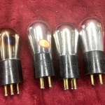 4 Lot Rca Radiotron Ux 201A Globe Vacuum Tubes Good Filament. Fixed Price $45.00.