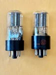 6SN7GT Vacuum Tubes (2) Lot Of Pre-owned Tested Rca & Marconi. Fixed Price $20.31.