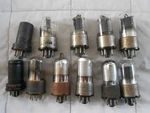 Lot Of 11 Vacuum Tubes - 6K6GT, 12SQ7GT, 6J5GT, 12SX7GT/G, 12SA7GT, 12SK7,. Fixed Price $24.99.
