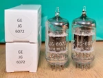 Pair Of Ge Jg 6072 Triple Mica 1961 Vacuum Tubes - 6% Matched. Fixed Price $300.00.