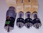 FOUR(4) TV7 Test Strong 1X Syl Jan-chs , 3XGE Cg 6Y6GT Power Tubes. Fixed Price $33.50.