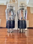 2 Nos Arcturus 43 St Bottle Globe Vacuum Tube Power Pentodes. Fixed Price $60.00.