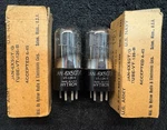 2 Nos Nib Matched Hytron Jan 6X5GT Tubes Usa 1945. Fixed Price $75.00.