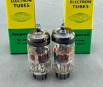 (2) Amperex 6DJ8 ECC88 Orange Globe Tubes Halo Getters Test Nos TV-7BU. Fixed Price $54.99.