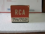 Rca 714/7021 Tube New Old Stock. Fixed Price $20.00.