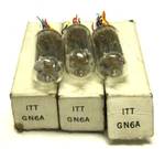 New Lot Of 3 Itt GN6A Digital Indicator Tubes. Fixed Price $68.00.