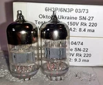 6N3P (6 2C51 5670 ) Match Pairs Oktyabr Nos Ukraine Tubes 1970'S. Fixed Price $22.99.