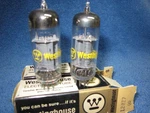 Matched Pair Rca For Westinghouse 12BZ7 Twin Triode Tubes Halo Getters. Fixed Price $39.99.