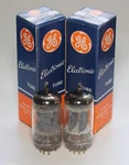 Nos 5965 E180CC 6829 7062 12AT7 Matched Pair D-shape-getter Tubes 100% New!. Fixed Price $79.96.