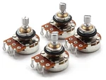 Bourns 500K Potentiometer - Short Split Shaft Audio Taper, Low Friction (4X). Fixed Price $17.99.