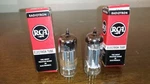 Closely Matched Pair Rca 12BH7A Grey Plate Getter Usa Tube TV7 Test Lot 2A+. Fixed Price $109.95.