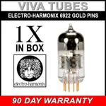 Brand New Tested Electro-harmonix 6922 E88CC Gold Pins Vacuum Tube. Fixed Price $53.56.