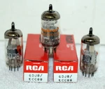 3- Vintage Nos ECC88 / 6JD8 Bugle Boy Audio Vacuum Tubes 2 Rca 1 Amperex. Fixed Price $287.99.