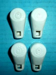 4 Millen Plate Grid Caps Porcelain 9/16IN For 3B28 572B 811 813 Tube. Fixed Price $16.95.