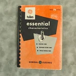 Vintage Essential Characteristics Tubes Handbook 1950S. Fixed Price $11.30.