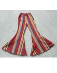 Southwestern Ranch Cowgirl Baja Sarape Bell Bottom Cotton Pants. Fixed Price $34.99.