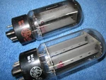 1964 Match Pair 5U4GB Side Getter Long Gray Rectifier Tubes Tested 5AS4A. Fixed Price $19.99.