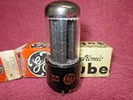 1958 Nib Ge 5Y3GT Black Plate "industrial" Rectifier Tube Chrome Top. Fixed Price $25.99.