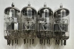 Lot Of 4 Amperex "bugle Boy" 6DJ8 / ECC88 Vacuum Tubes, Holland. Fixed Price $35.55.