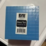 Eai Blue Plastic Base Ten Cube, 1000 Place Value Blocks,. Fixed Price $18.99.