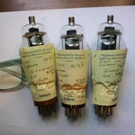 Set Of Nos? Tested Strong Jan Chs 1625 VT-136 Tubes By Sylvania. Fixed Price $39.50.