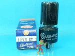 Ge 12V6 Gt Tube Black Glass Very Shiny Nos Nib 1953. Fixed Price $22.88.