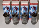 (4) Fisher Telefunken 12AX7 Long Plate Smooth Getter Vacuum Tubes. Fixed Price $199.00.