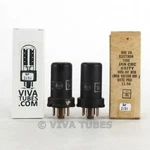 True Nos Nib Matched Pair Rca Usa JAN-CRC-6SJ7Y Metal Brown Base, Rust Tubes. Fixed Price $69.95.