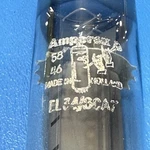1958 Amperex Bugle Boy EL34 6CA7 Tube Double Getters Tested 104%. Fixed Price $179.00.