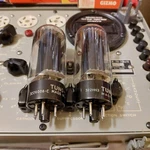 TWO(2) TV7D/U Retest +strong+ Bal. 1960/62 Tung-sol 5U4GB Black Plate Tubes. Fixed Price $49.95.