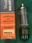 Nos Nib Westinghouse Reliatron 6BG6 Ga Black Plate Dual Top Getters Power Tube. Fixed Price $34.95.
