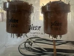 Vintage Set Lot Current Test Adapters Vector 9R-C & 12-C. Fixed Price $55.00.