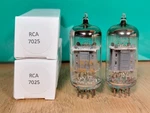 Pair Of Rca 7025 Vacuum Tubes - Test Nos+ & 11% Matched. Fixed Price $225.00.