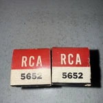 Pair Of 5652 - Rca Vacuum Tubes Nos TU13. Fixed Price $20.00.