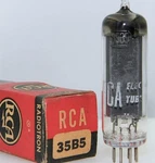 35B5 Tube Rca Tested & Boxed Vintage Commercial Surplus. Fixed Price $9.25.