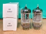 Pair Of Ge 12AX7 Long Plate 1958 Vacuum Tubes - 6% Matched. Fixed Price $100.00.