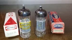 Japan Closely Matched Pair Raytheon 12BH7A Short Grey Plate Getter Tube TV7. Fixed Price $39.56.