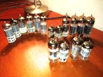 8FQ7 8CG7 8JV8 8CS7 8LT8 8LC8 8D8D 9JW8 9GH8A Ge Rca Slyvania Vacuum Tube Lot. Fixed Price $12.99.