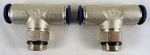 Lot Of Alpha Swivel Branch Tee 87210-06-06 3/8" Tube X Swift-fit Fittings. Fixed Price $14.98.