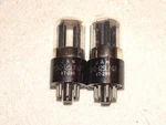 X JAN-CRC-12SL7GT Rca Tubes*very Strong Matched Pair*clear Glass*mil SPECS#10. Fixed Price $75.00.