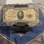 1929 $20 National Banknote Bridgeport Connecticut B001937A. Fixed Price $175.00.