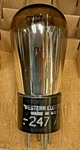 Rare Nos 247A Western Electric 247-A Engraved Base Mesh Plate Globe 244A 227. Fixed Price $346.50.